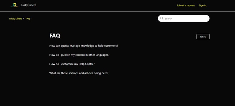 LuckyDinero FAQ