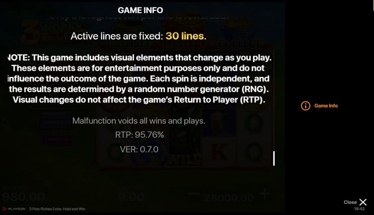 LuckyDinero Jackpot Info