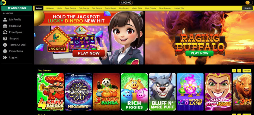 LuckyDinero UX
