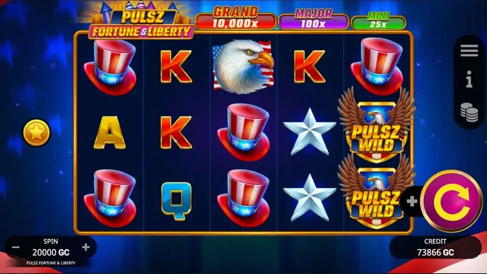 pulsz fortune and liberty slot