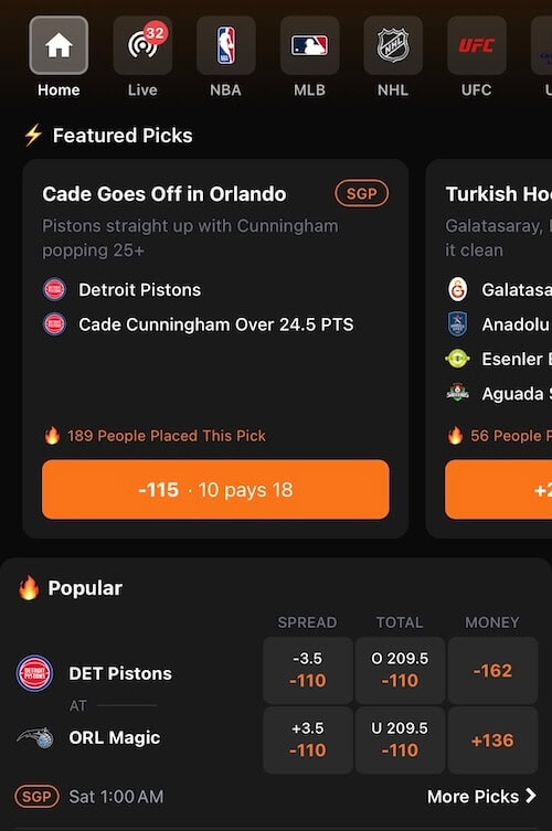 Courtside sports picks