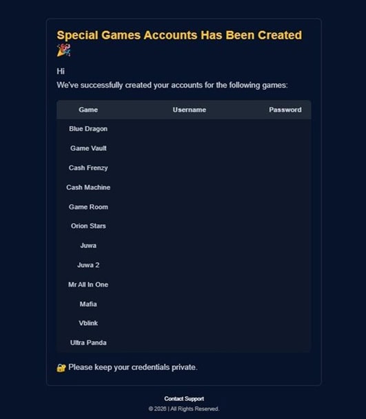 UptownSweeps Account