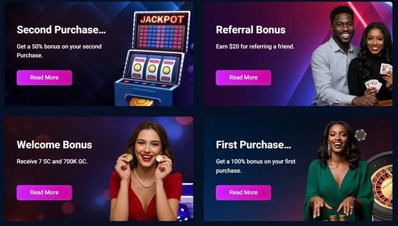 UptownSweeps Bonuses