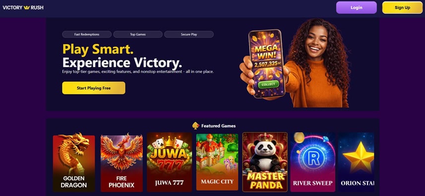 Victory Rush Homepage