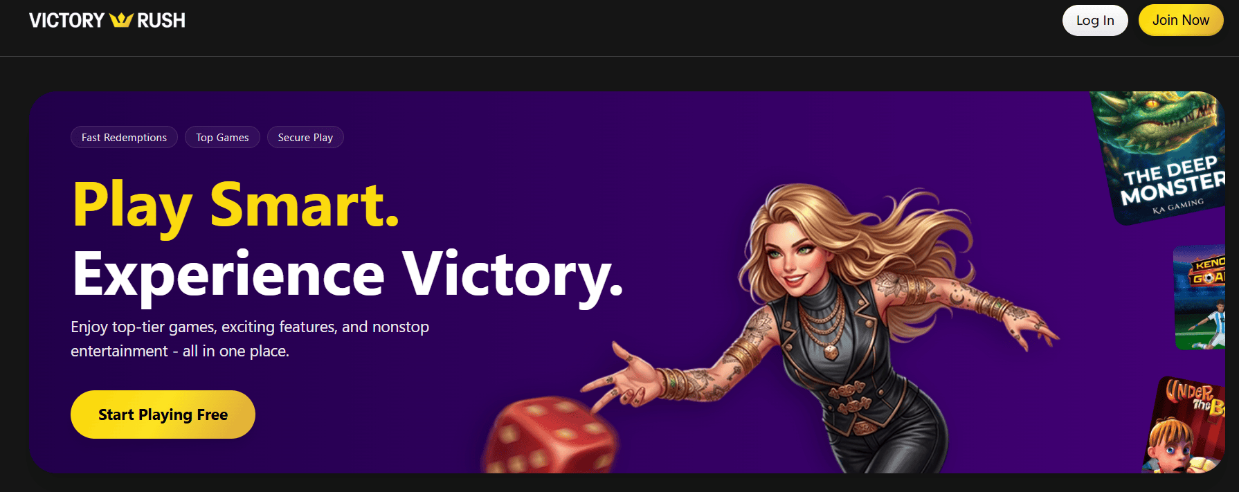 victory rush homepage