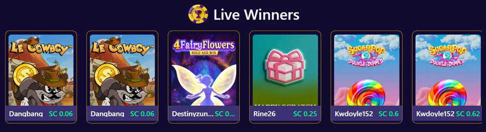 Victory Rush Winners
