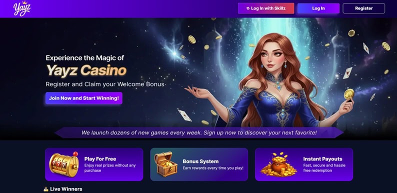 Yayz Homepage