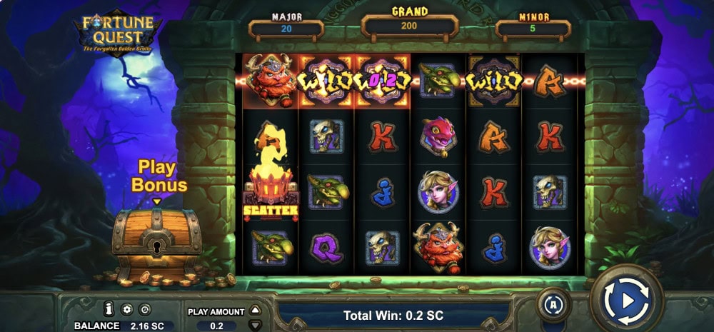 Fortune Quest: The Forgotten Golden Grotto slot