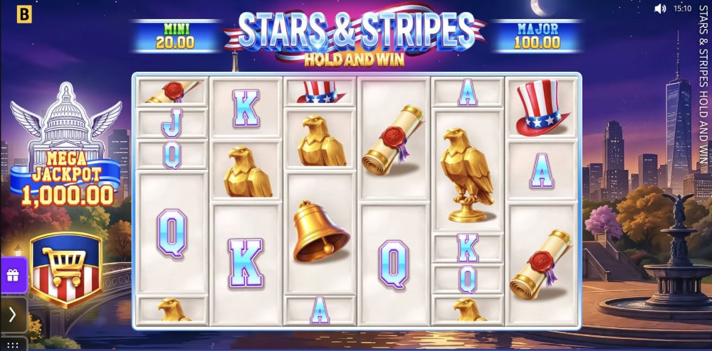 Stars & Stripes Hold & Win slot at punt