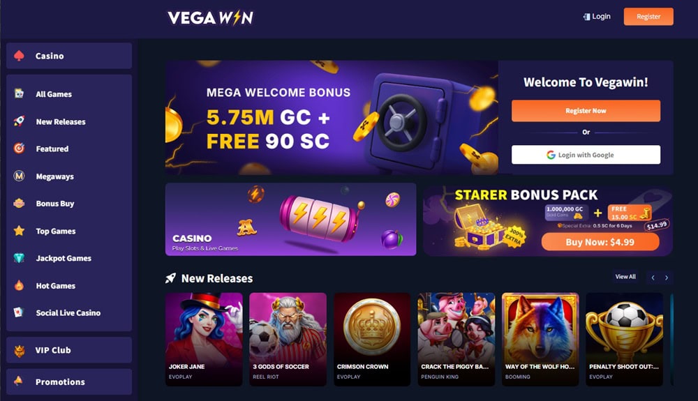 VegaWin Homepage