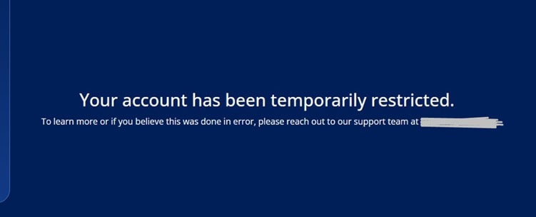 Account Closed