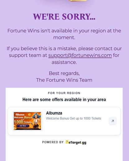 Albumza Fortune Wins