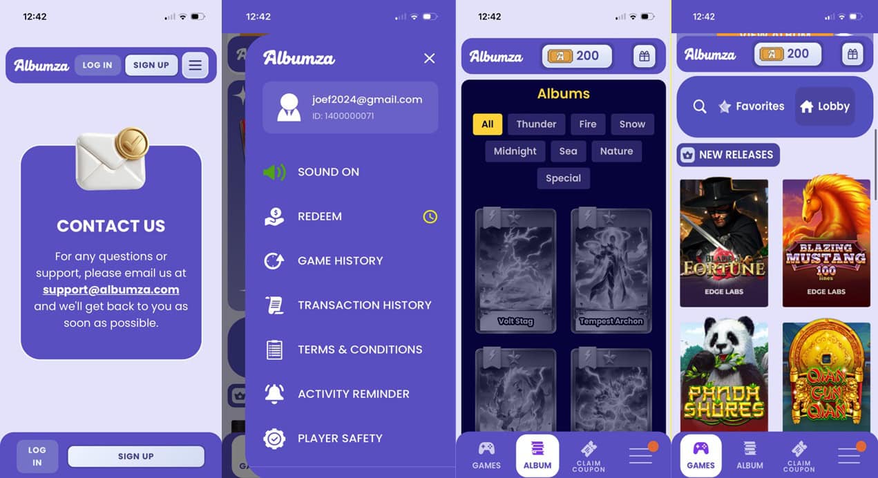 Albumza UX