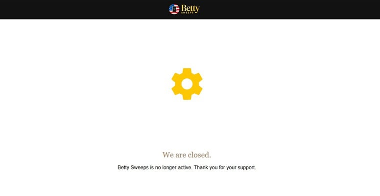 BettySweeps Closed