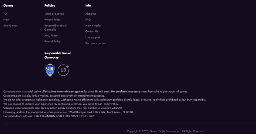 Cashoomo Footer