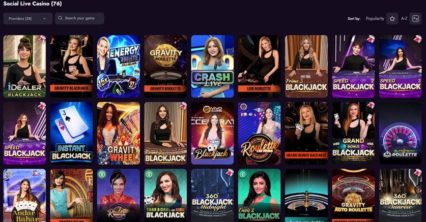 Cashoomo Live Games