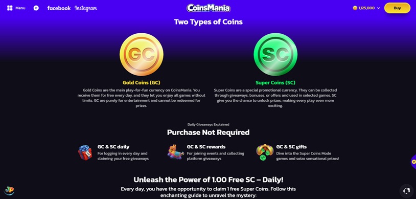 CoinsMania Currencies