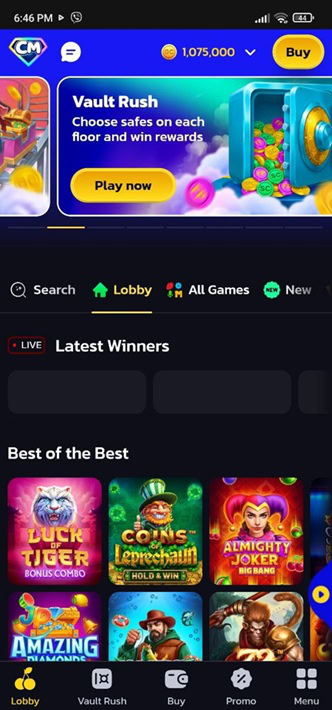 CoinsMania UX