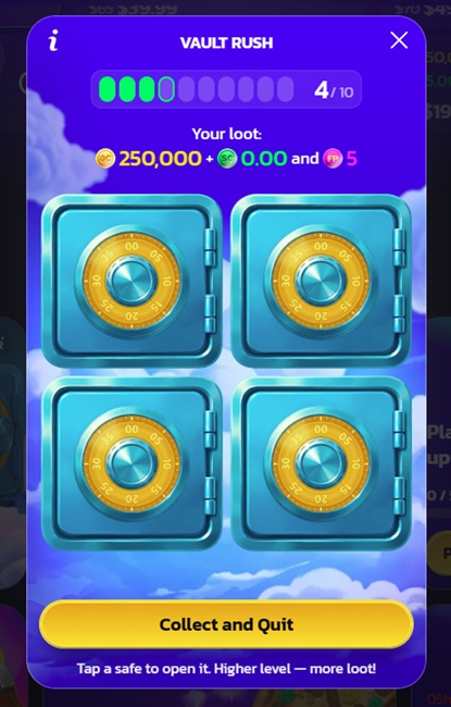 CoinsMania Vault Rush