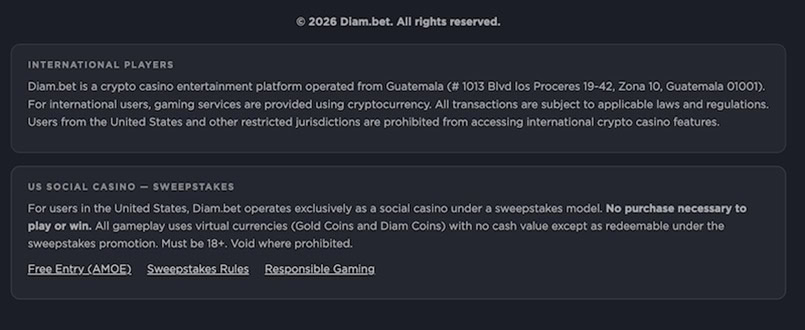 Diam.bet Footer