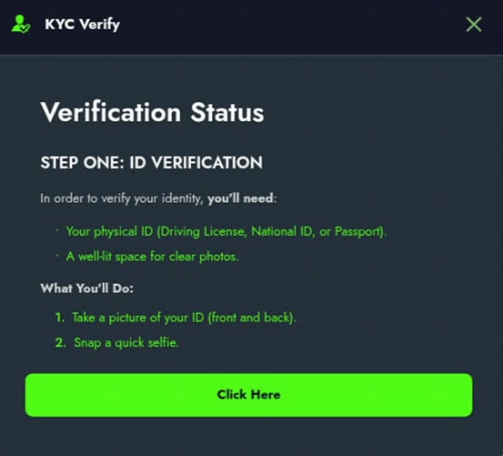 EpicSweep KYC