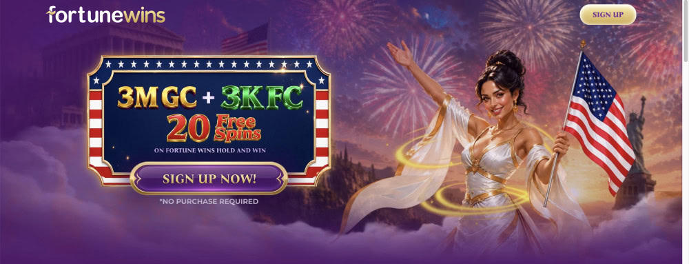 fortune win 4th july signup offer