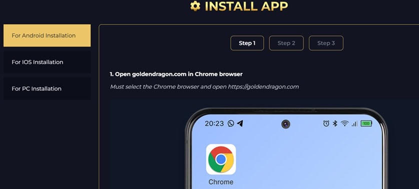 Golden Dragon App