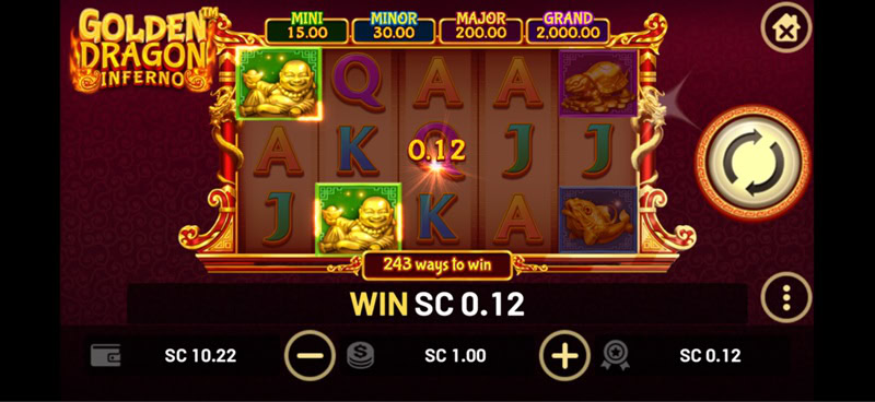 Grand Fortune Club Golden Dragon Inferno