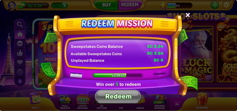 Grand Fortune Club Redeem