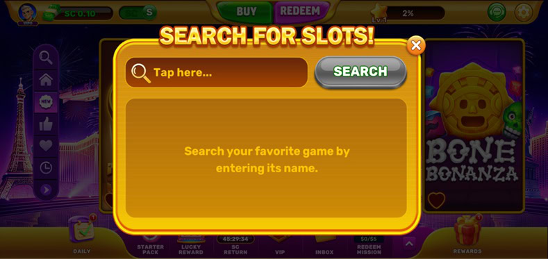 Grand Fortune Club Slots Search