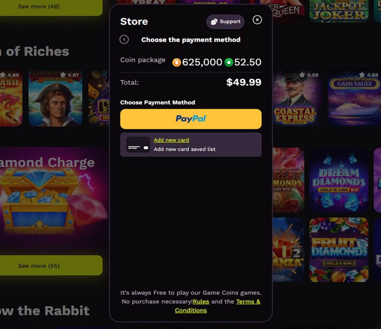 JackpotRabbit Banking