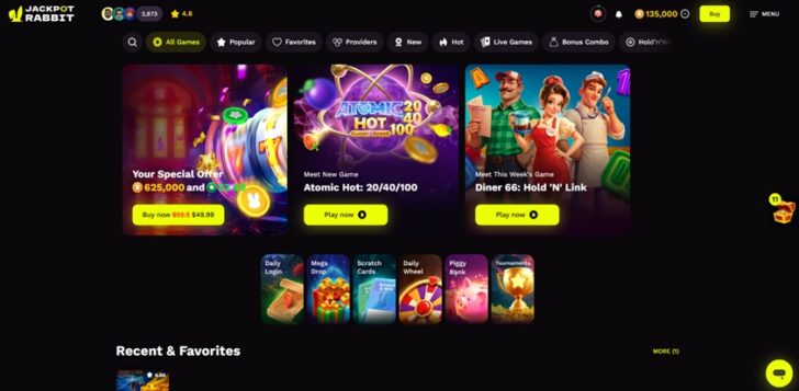 JackpotRabbit Casino Review 2026 | Ratings and Assessment