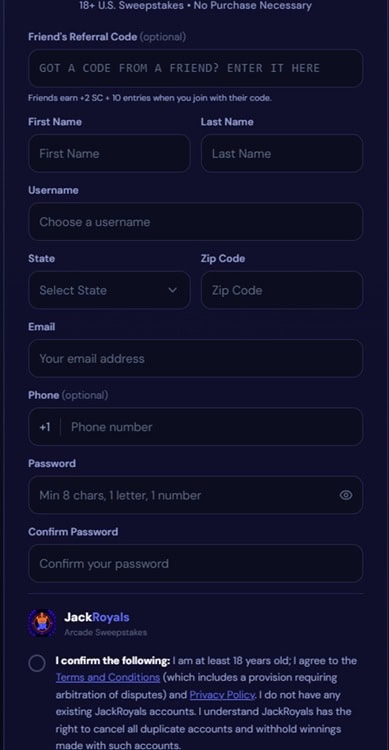 JackRoyals Register