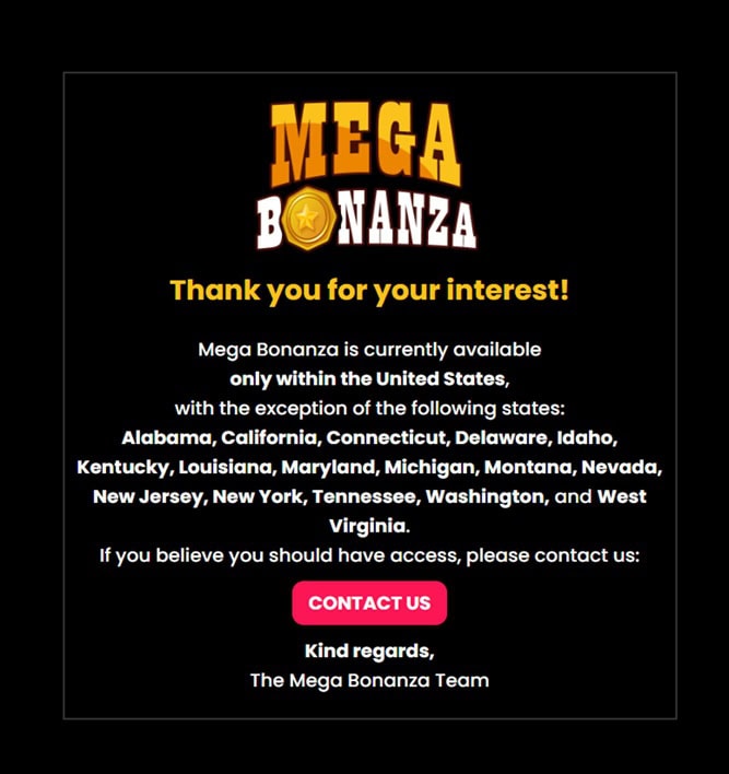 Mega Bonanza States