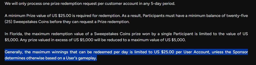 MySweepz Terms