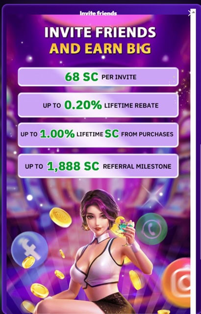 NovaSpin Referral Bonus