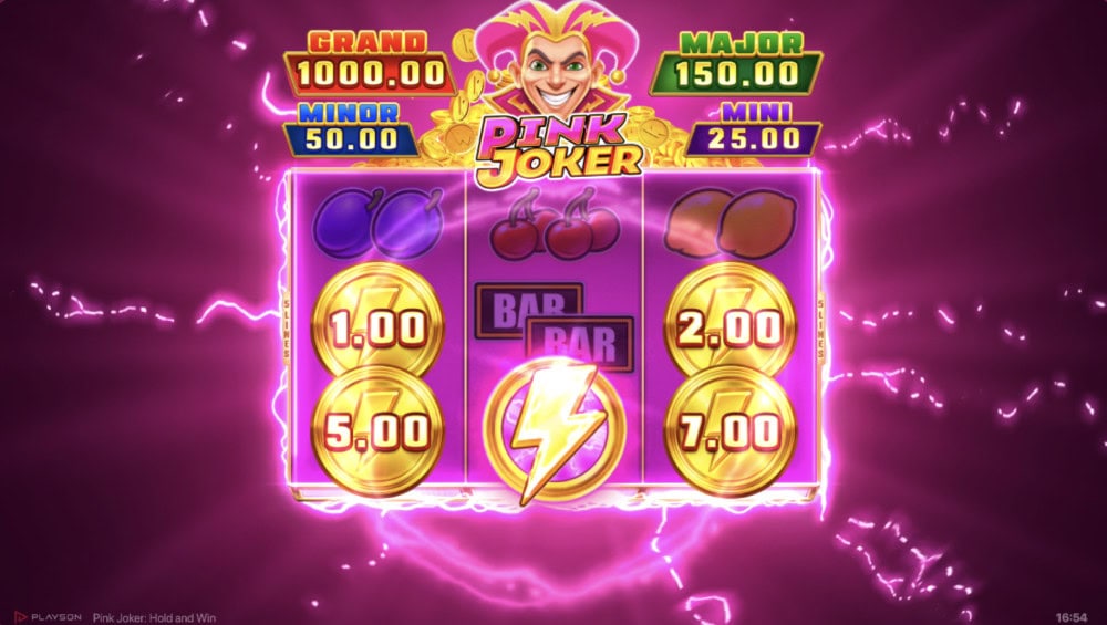 pink joker: hold and win