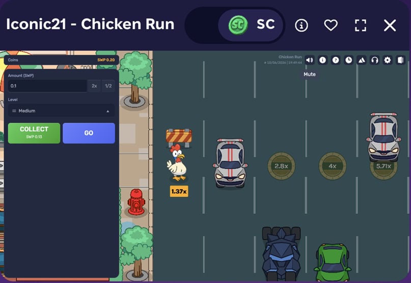RegalCoins.us Chicken Run