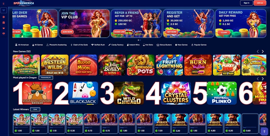 Spin4America Homepage