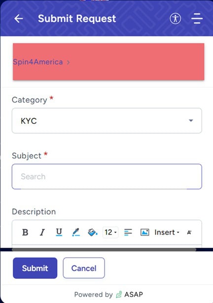 Spin4America Support