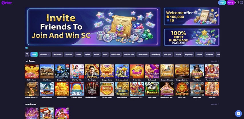 Spinly Homepage