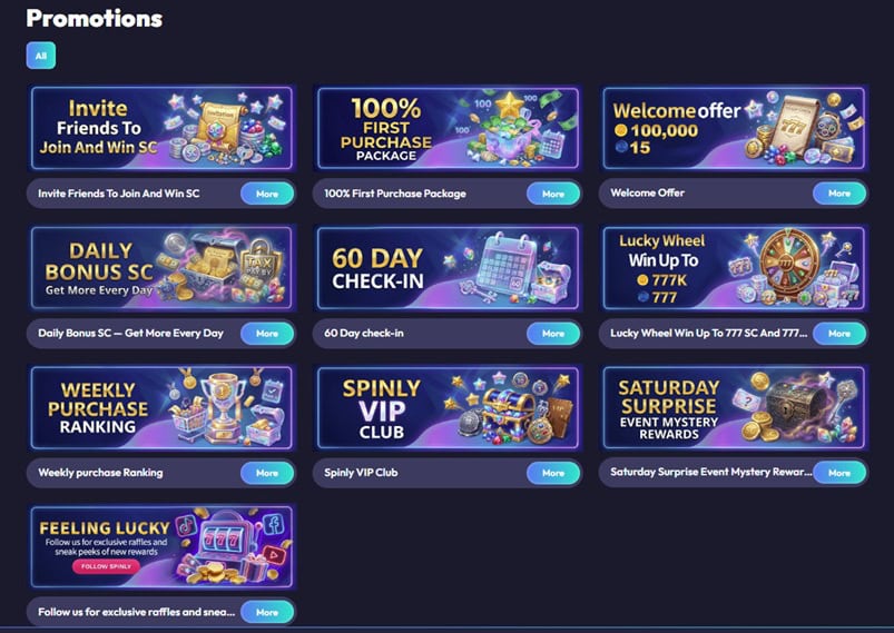 Spinly Promos