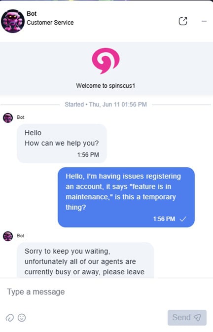 Spinly Support