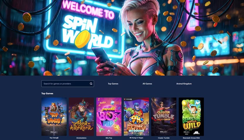 SpinWorld Homepage