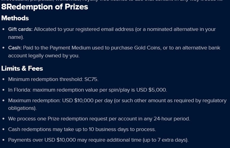 SpinWorld Redeem