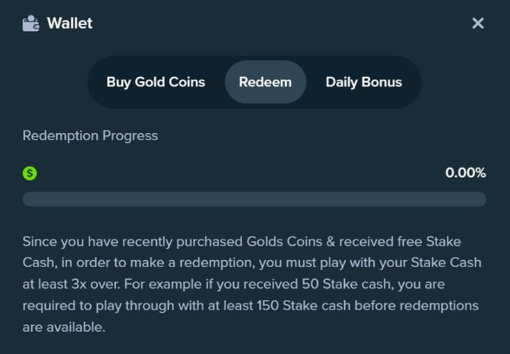 Stake.us Wallet