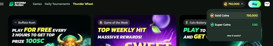 StormRush Bonuses