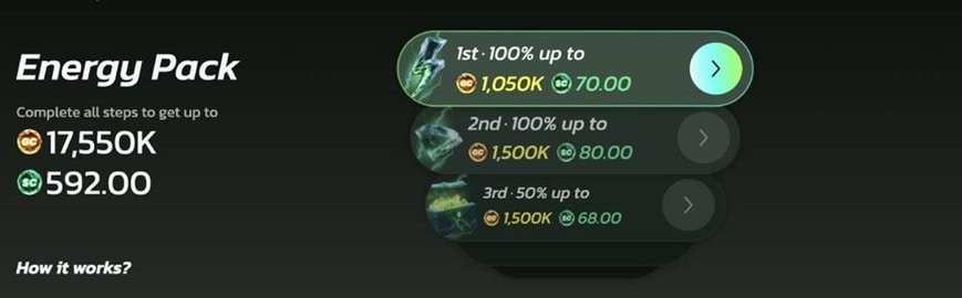 StormRush Deposit Bonus