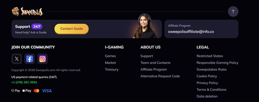 Sweepolis Support