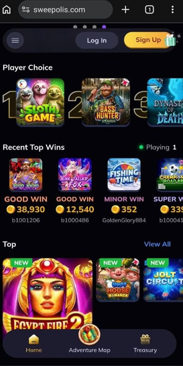 Sweepolis UX